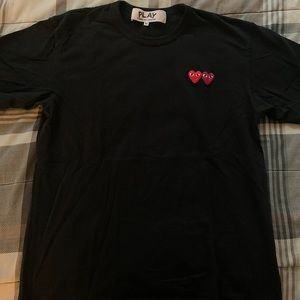 Comme Des Garçons PLAY Double Heart T-Shirt (M)